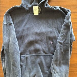 Hollister Dark Blue Boxy Fit Hoodie